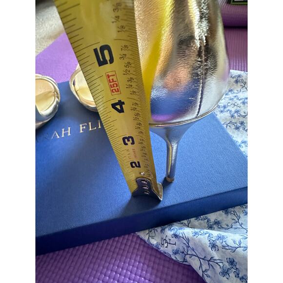 $450 Sarah Flint Perfect Sandal 85 NEW Gold Nappa Sz US 9 IT 39.5 - Picture 5 of 9